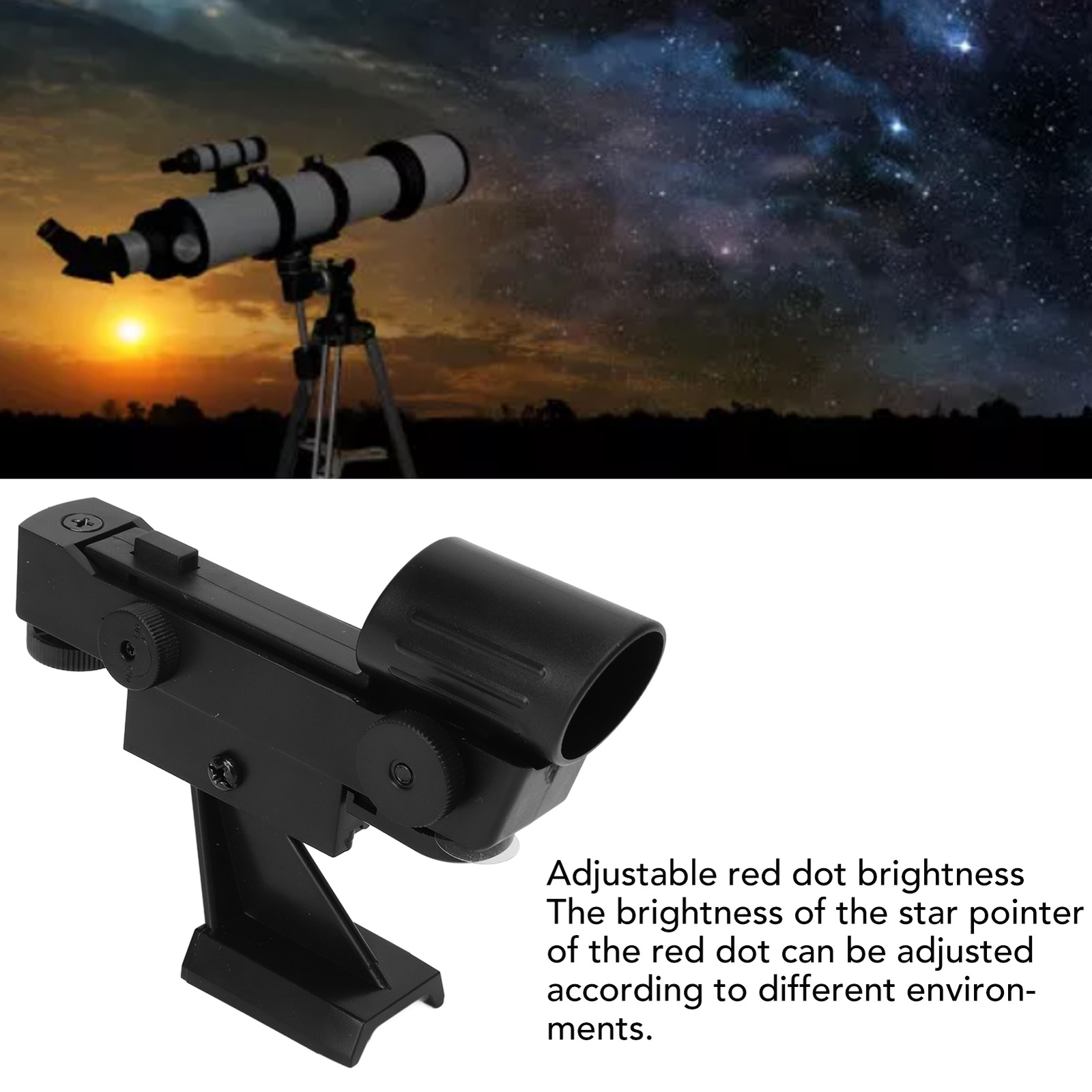 Red Dot Finder Telescope Star Finder Scope Brightness Finder Scope