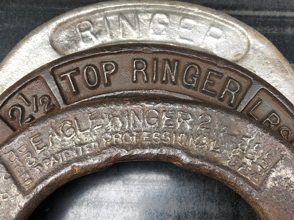 5 assorted Pitching Horseshoes Blue Diamond, RINGER, TOP, EAGLE, SUPER