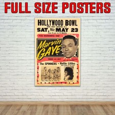 Marvin Gaye 1964 The Spinners Concert Tour Photo / Poster Up To 36"