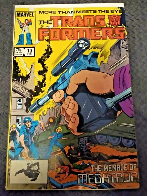 THE TRANSFORMERS #13 VG/FN 1986 Marvel Comics - Megatron