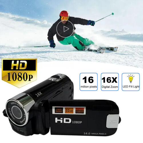 1080P Digital Video Camera Camcorder Night Vision 16M for Vlogger Video Shooting - Picture 1 of 13