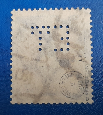 Stamp Germany Deutsches Reich Post Horn 20 Mark INFLA Mi. Nr. 207