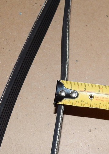 Objetivo de cinturón serpentine premium 433K6 21"" de largo 7/8"" de ancho reemplaza puertas Dayco 130G - Imagen 6 de 7
