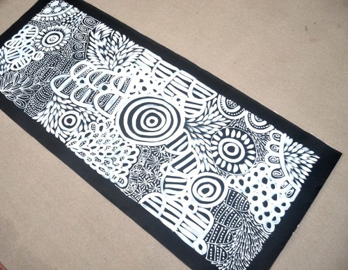 LOUISE NUMINA 135 x 57 cm Original Painting - Aussiepaintings Aboriginal Art