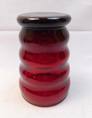 Vintage Set of 6 Anchor Hocking Whirly Twirly Ruby Red Glass Tumblers 4 1/8 Tall - Picture 7 of 8