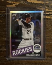 2020 Topps Series 2 Nolan Arenado 35th 1985 Chrome refractor 85TC-24 Rockies 