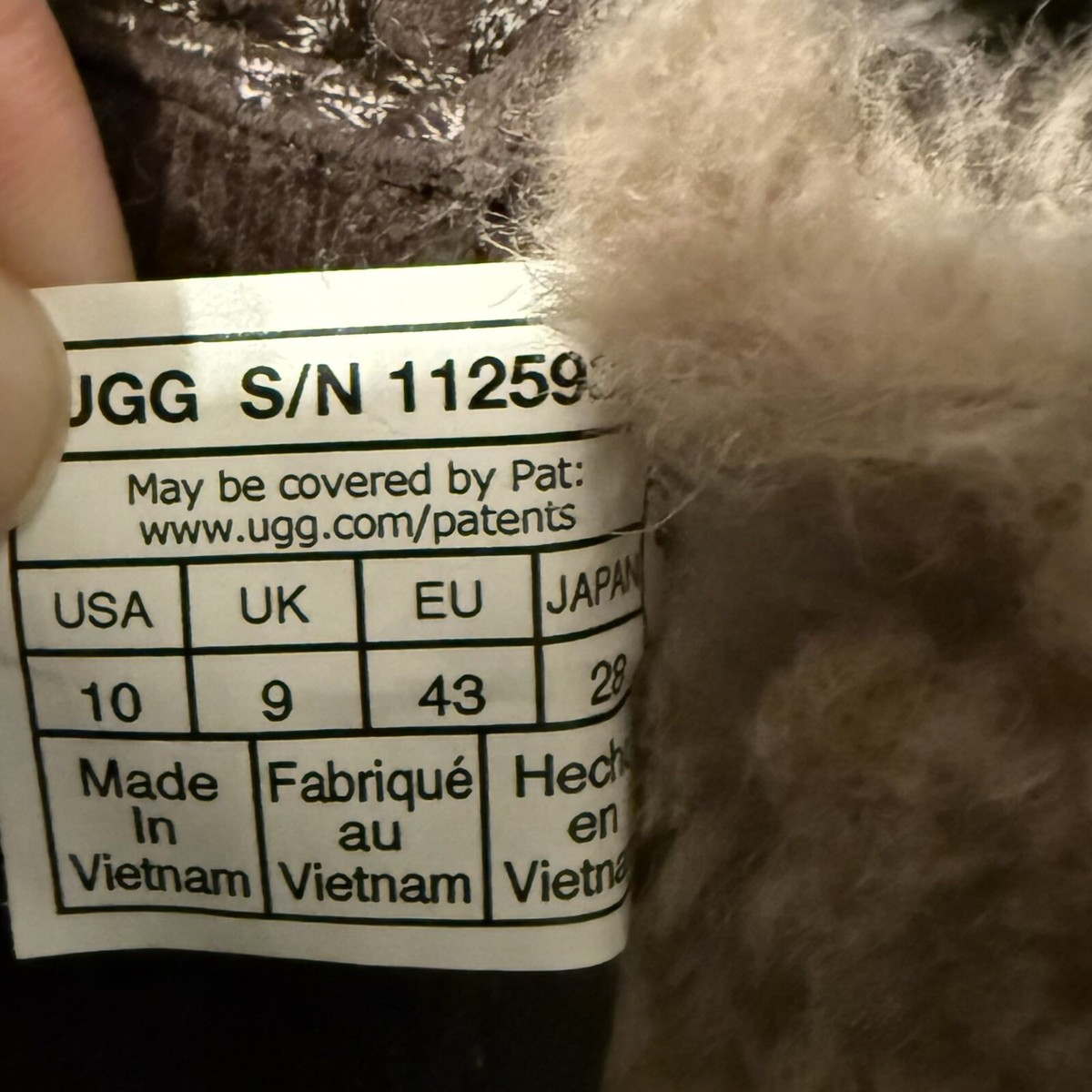 NEW $110 UGG Ascot Corduroy II Driver Sheepskin Lined Slippers Men