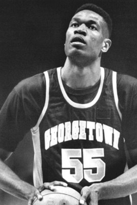 Georgetown Hoyas DIKEMBE MUTOMBO 4x6 Foto NCAA College Basketball Druck