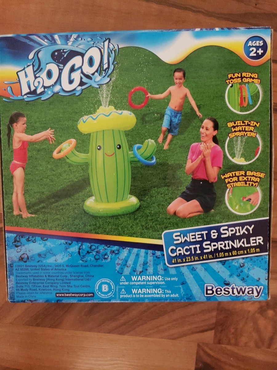 H2OGO! 41 In. x 23.5 In. x 41 In. Sweet & Spiky Cacti Sprinkler