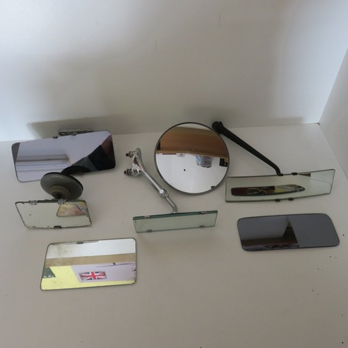 A SELECTION OF 7 VINTAGE CAR MIRRORS eBay