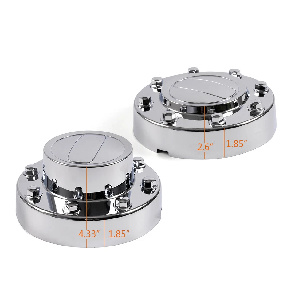 Juego de tapas centrales de llantas de aleación doble Alcoa aptas para Dodge Ram 3500 2011-2018 1 tonelada Foto 2 de 4