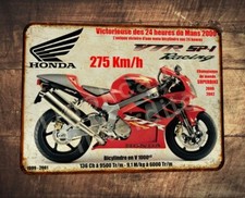 plaque métal vintage Honda VTR 1000 SP1