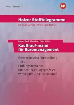 Holzer Stofftelegramme Baden-Württemberg   Kauffrau/-mann für Buch