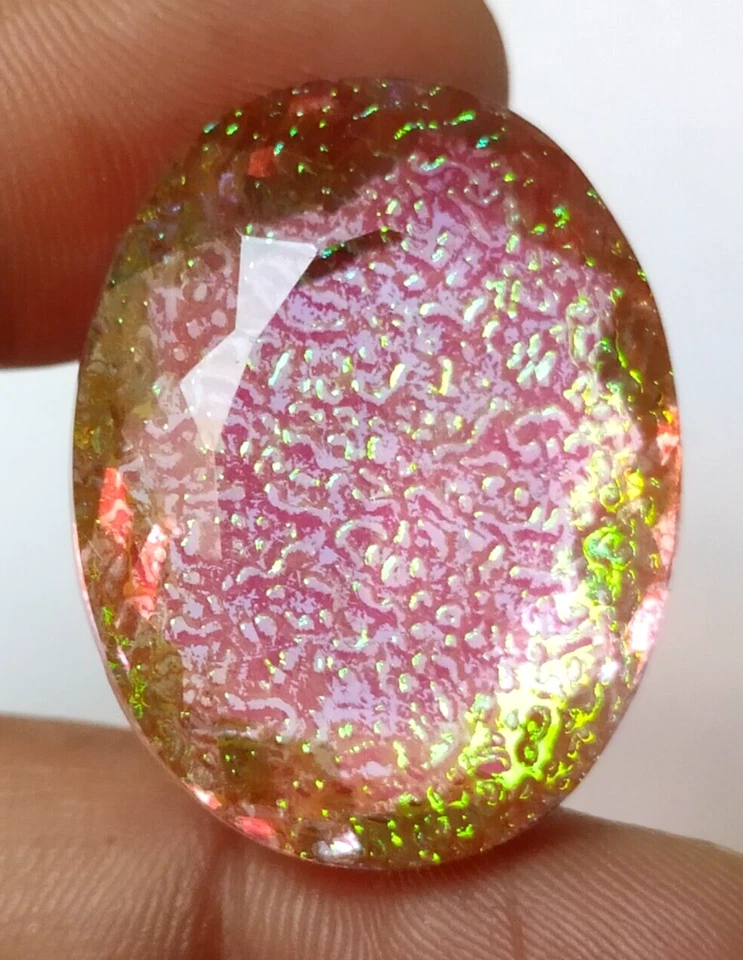 83.75 Ct. Large Monarch Fire Opel Oval Cut Loose Gemstone for Ring & Pendant - Image 3 of 4
