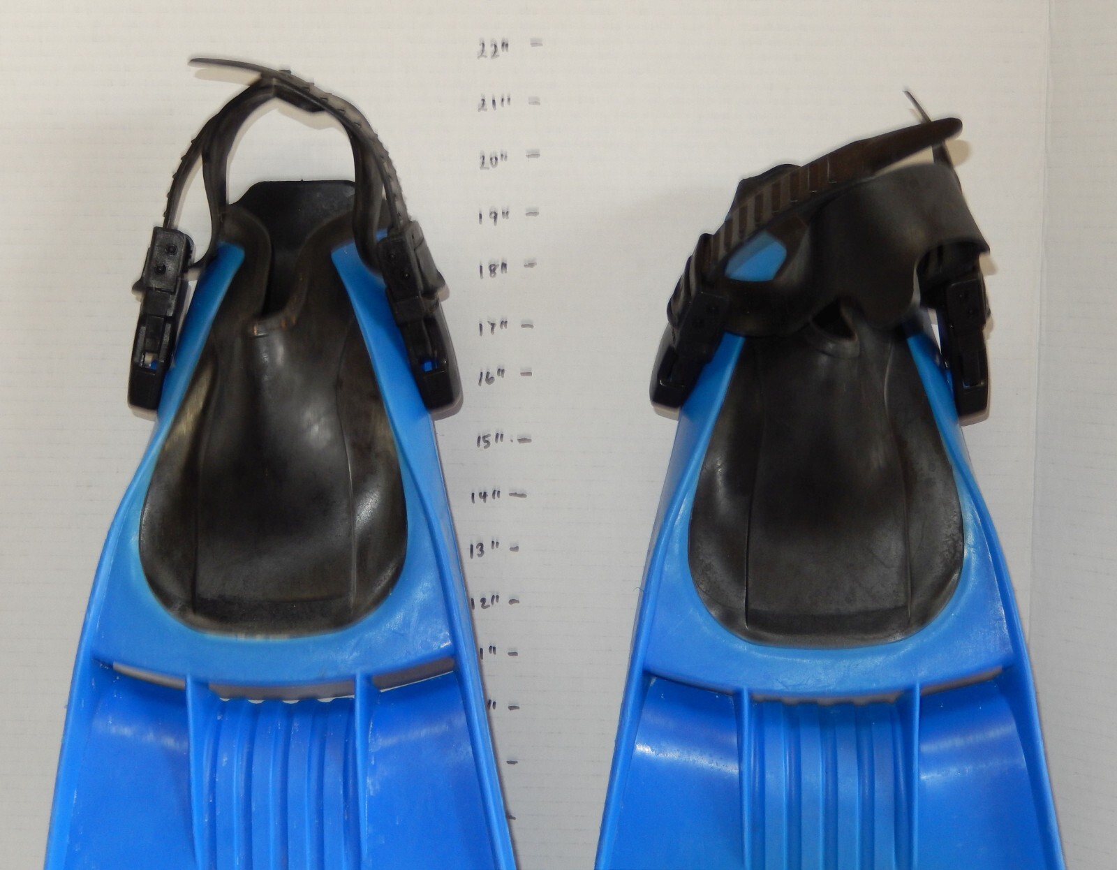 U.S. Divers Deep Sea Compro Scuba Diving Fins Size XS Xtra Small 5-7