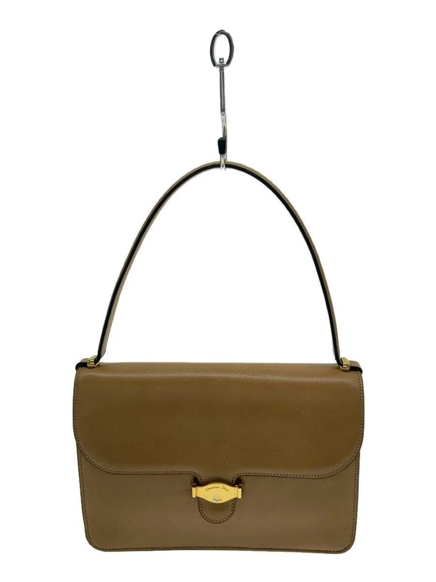 Sac à main Christian Dior cuir marron d'occasion
