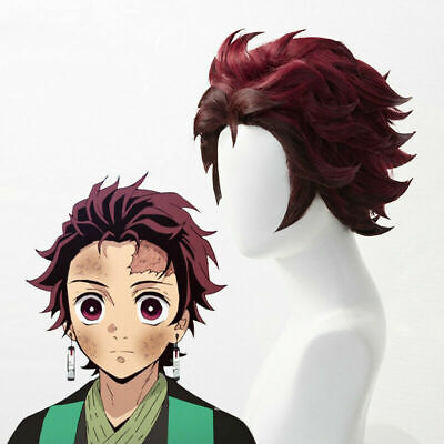 Demon Slayer - Tanjiro Kamado Cosplay Wig