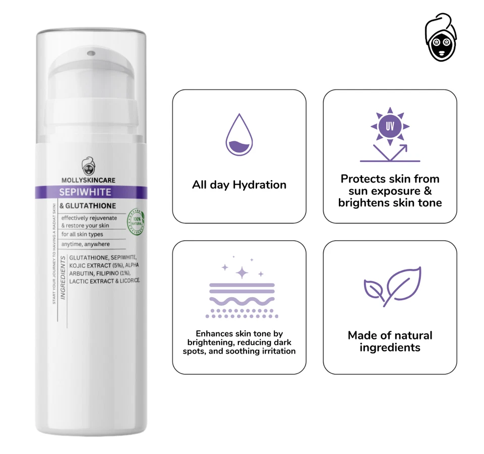 Sepi White & Glutathione Dark Spot & Whitening Cream - 150g - Image 2 of 3