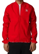 Mens Adidas Originals SST Superstar 2.0 SLIM Track M Jacket Red 2016 BQ0768 2016