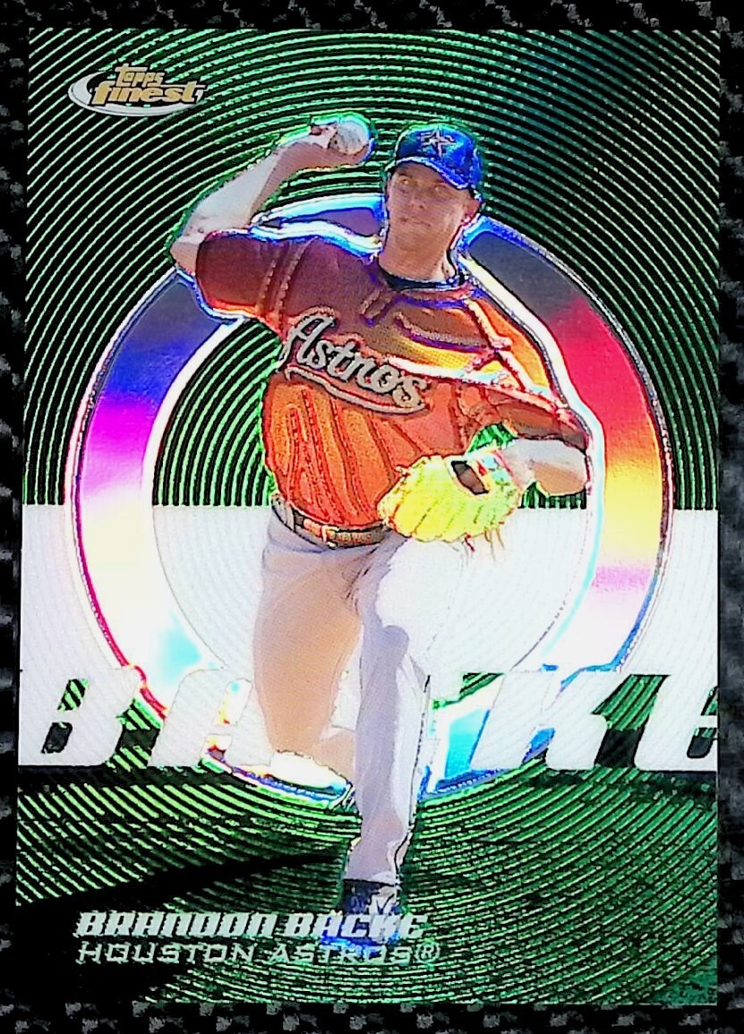 Brandon Backe - 2005 Topps Finest #17 Green Refractor #108/199 - Astros