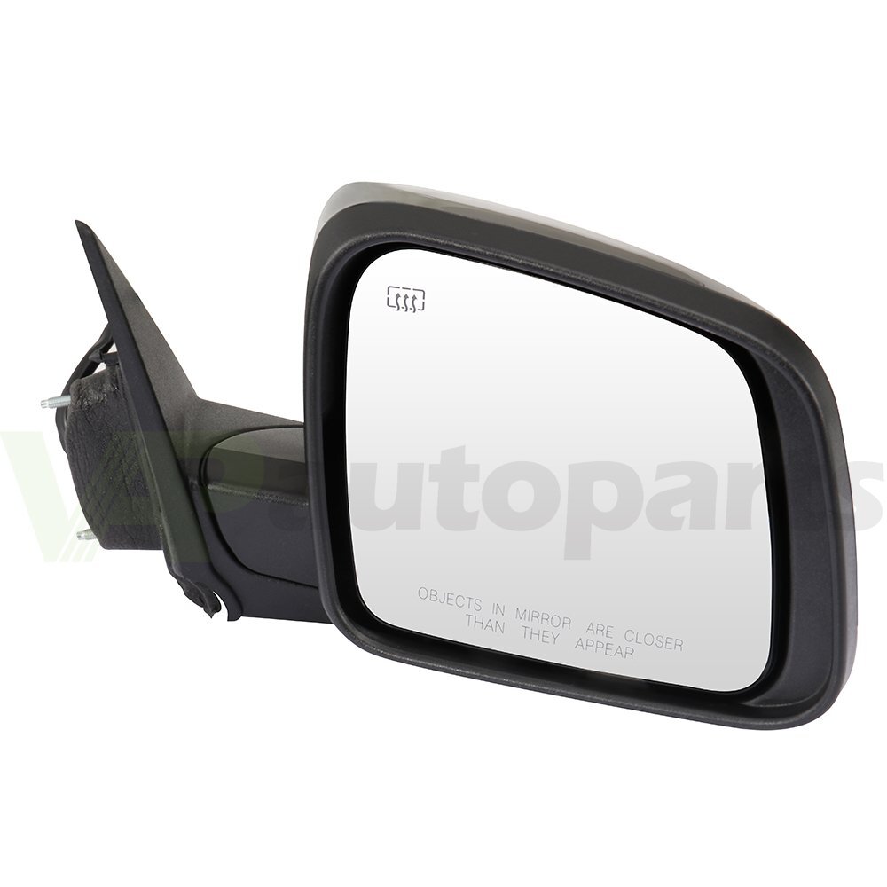 Fits 20112014 DODGE DURANGO Black Power+Heated Manual Fold Pair of