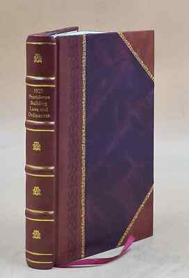 1920 Providence Building Laws And Ordinances : Factory Inspectio [Leather Bound]