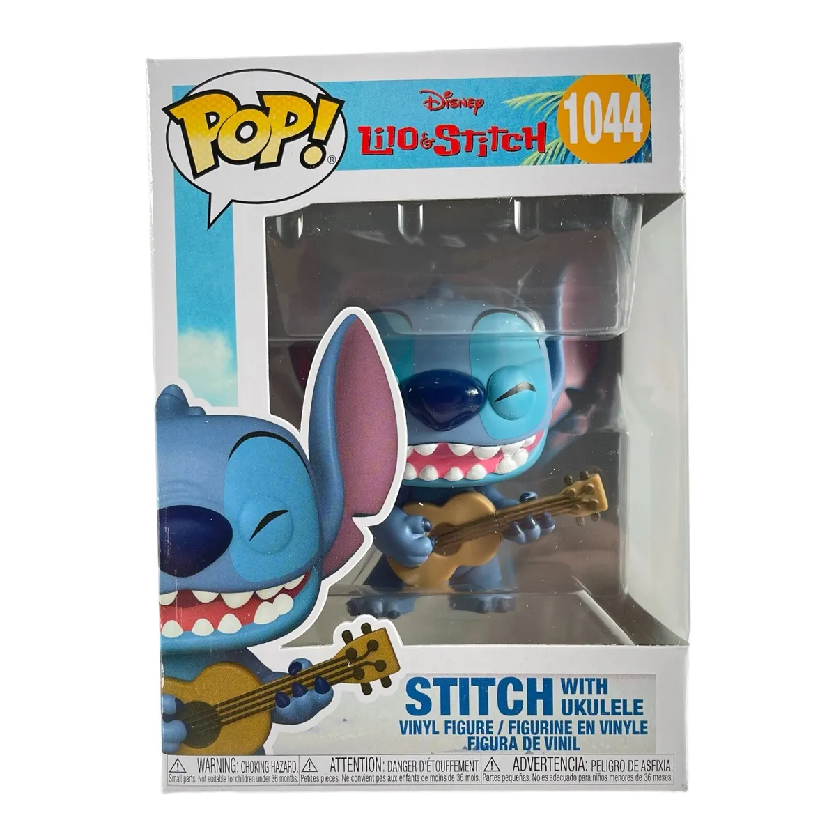 Funko POP! Disney: Lilo and Stitch - Stitch with Ukulele 4-in Vinyl Figure