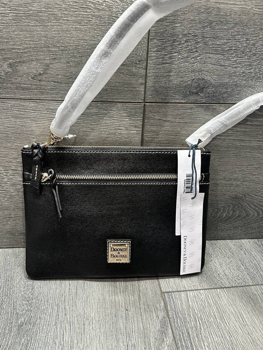 Dooney & Bourke Saffiano Leather Patsy Crossbody Black bag A675081