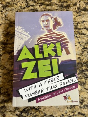 alki zei with a faber number two pencil