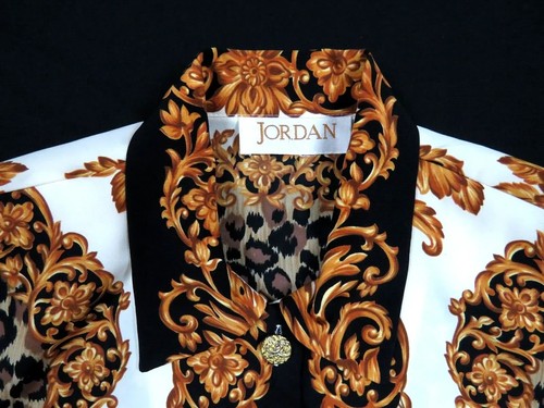 NWOT Vintage Royalty Baroque Long Sleeve Button Up Shirt XL - Picture 2 of 4