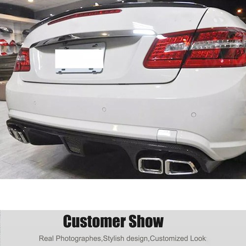 Carbon Fiber Rear Bumper Diffuser Lip for Mercedes Benz E-Class W207 2010-13 - Picture 13 of 13