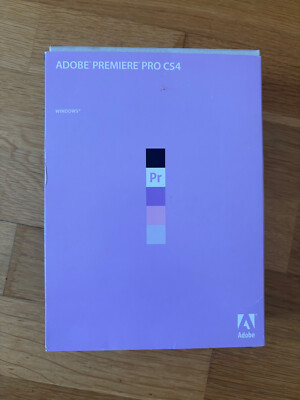 Adobe Premiere Pro CS4 Vollversion Windows deutsch Mwst BOX Videobearbeitung