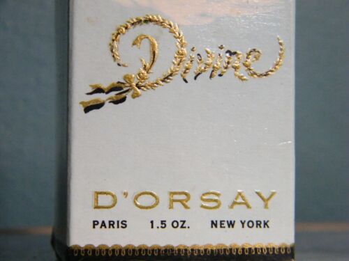 Vintage 1947 RARO e nuovo con scatola! Solidette NOS D'orsay Divine 1,5 oz. Eau de Toilette - Foto 12 di 12