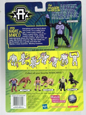 Hasbro 1998 Transformers Beast Wars Deluxe Animorphs Marco Gorilla