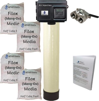 AFWFilters Air Injection Platinum 20 with Fleck 2510SXT and 1'' Bypass -...