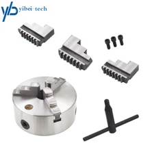 K11-160 6" 3 Jaw Self Centering Lathe Chuck For CNC Drilling Milling Machine