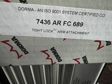 DORMA 7436 COV 689 DOOR CLOSER ALUMINUM ADJ 3-6 UL NARROW COVER