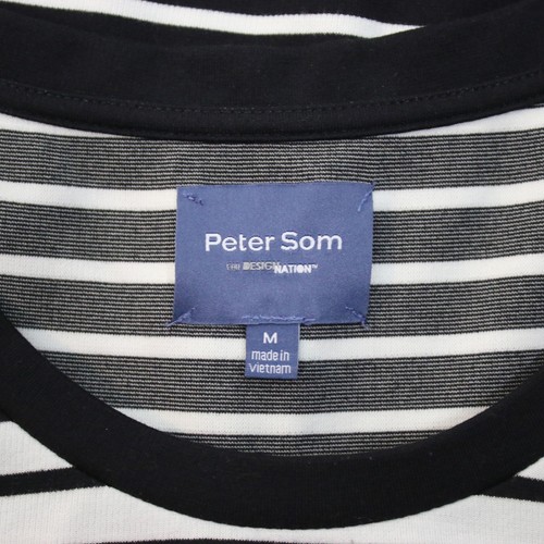 Camisa para mujer Peter Som Design Nation a rayas medianas con bloques de colores - Imagen 4 de 4