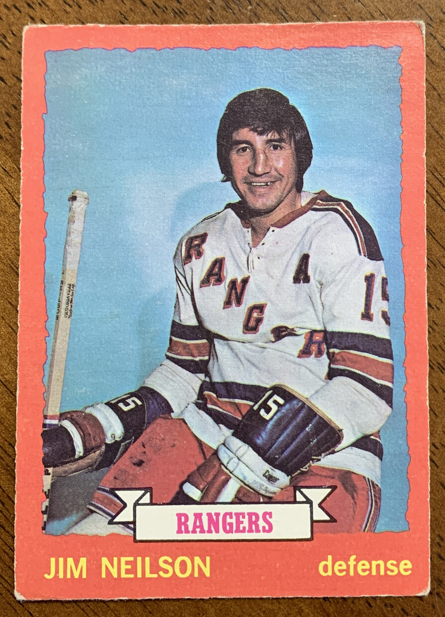 1973-74 O-Pee-Chee NHL - #123 Jim Neilson - New York Rangers