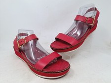 Cole Haan Womens Originalgrand Flatform Slingback Pink Leather Sandals Sz 11 B