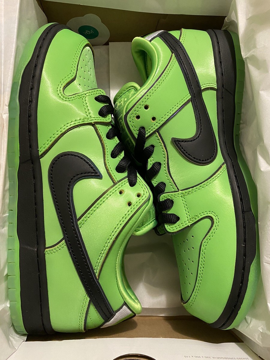 Nike Dunk SB Low Pro QS Powerpuff Girls Buttercup Men's Size 9 DS