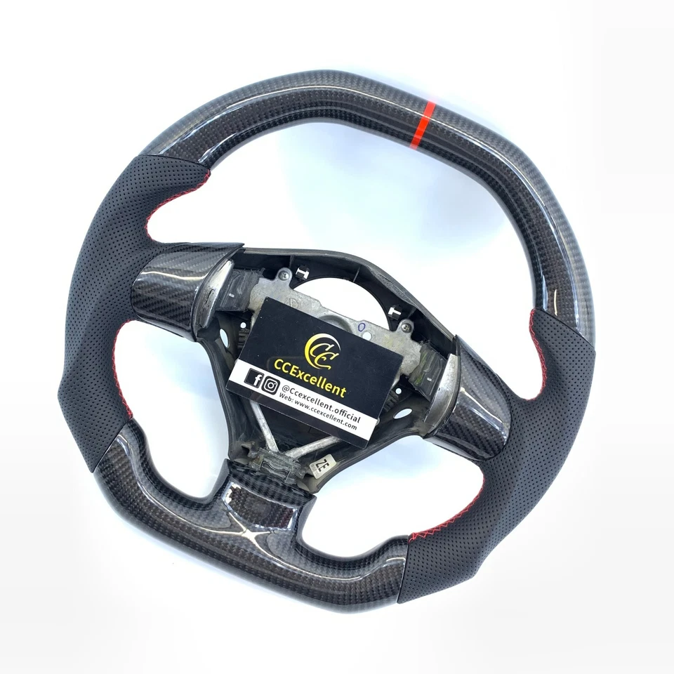 Volante de fibra de carbono Legacy para Subaru 2009-2013 Forester/WRX STI/2009 Foto 2 de 4