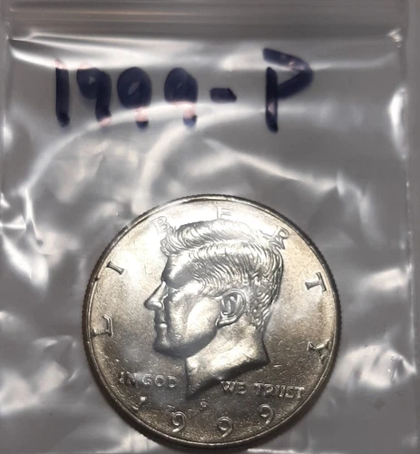 1999-P Kennedy Half Dollar, Circulated but NICE !