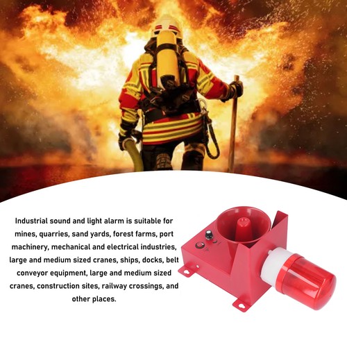 Siren Alarm 130db Volume Adjustable High Power Emergency Strobe Accessory - Picture 5 of 24