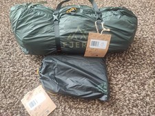 Fjern Stormgrotta 2 Person Lightweight Backpacking Tent Green + Footprint