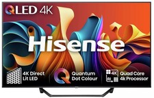 Hisense Smart 4K QLED TV 50A7NQTUK 50" Ultra HD HDR Freely TV