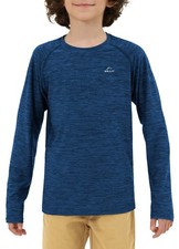 Boy's UPF 50 Sun Protection Shirt Long Sleeve Rash Guard Swim Shirts Youth S...