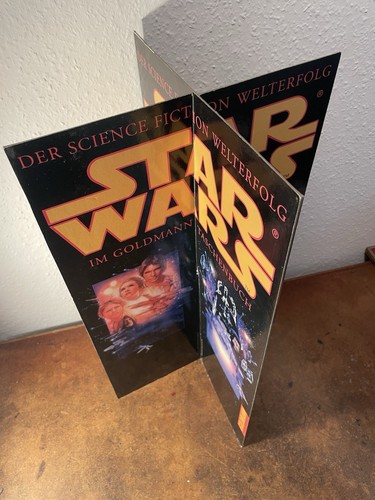 German Star Wars Novel Shop Display Goldmann Publisher RARE - Afbeelding 13 van 14