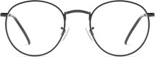 Blue Light Blocking Glasses for Women Men Metal Round Frame