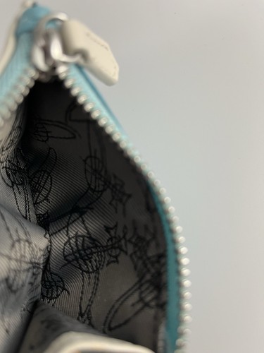 AUTHENTIC VIVIENNE WESTWOOD EMMA ENVELOPE BILLFOLD WALLET BLUE SOFT LEATHER BNWT - Picture 10 of 24